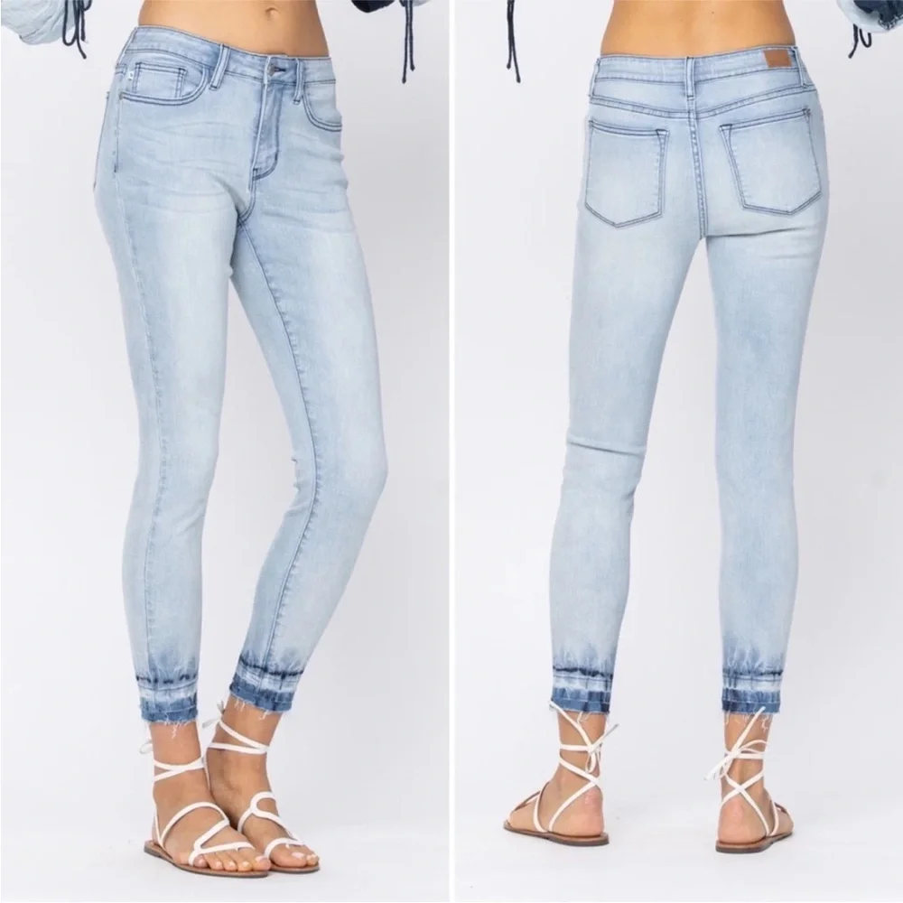 Judy Blue Jeans Womens 15/32 Blue Lydia Skinny Fit Denim Jeans - Picture 4 of 5